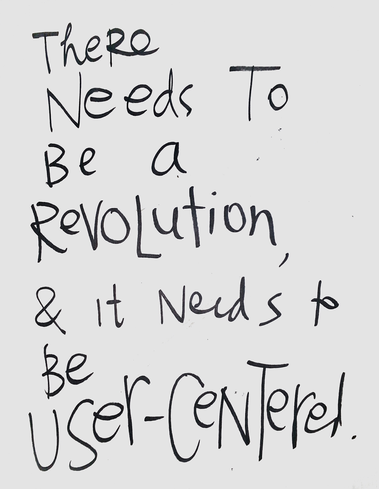 There Needs to be a revolution in law